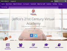 Tablet Screenshot of jeffcovirtual.org